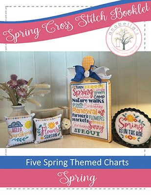 (image for) Spring Cross Stitch Booklet Set Of 5